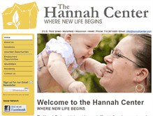 Tablet Screenshot of hannahcenter.com